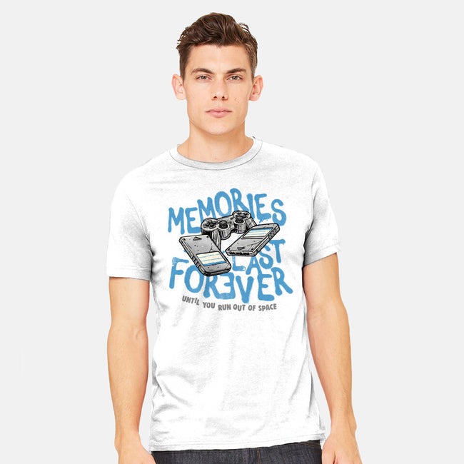 Memories Last Forever-Mens-Heavyweight-Tee-momma_gorilla