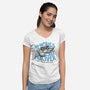 Memories Last Forever-Womens-V-Neck-Tee-momma_gorilla