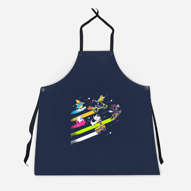 Arcade Racerz-Unisex-Kitchen-Apron-naomori