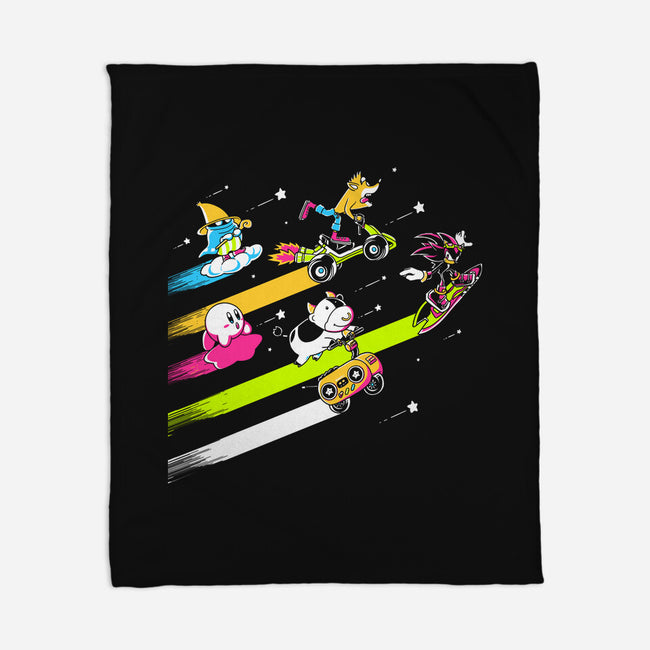 Arcade Racerz-None-Fleece-Blanket-naomori