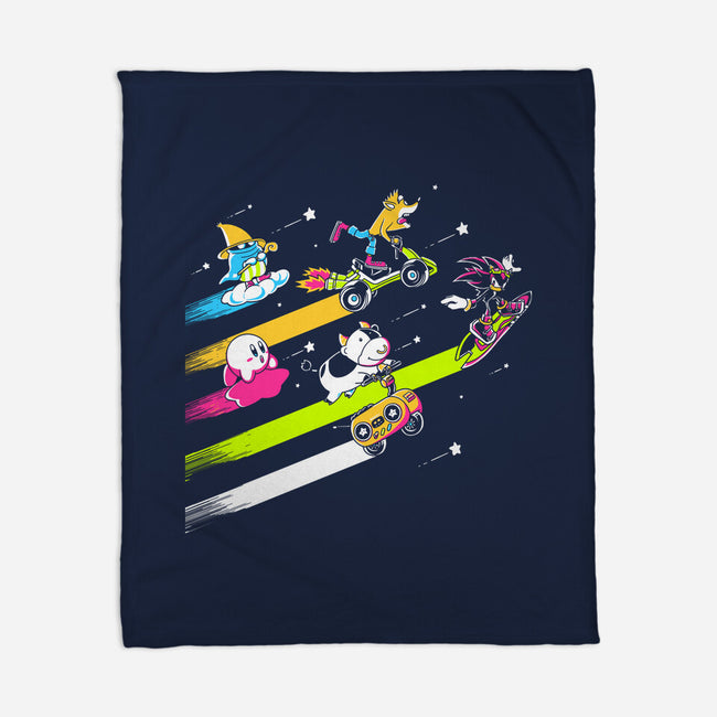 Arcade Racerz-None-Fleece-Blanket-naomori