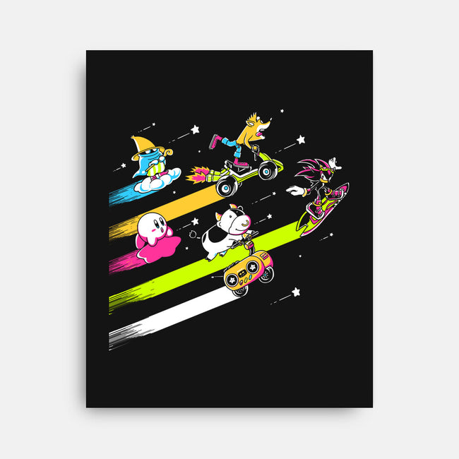 Arcade Racerz-None-Stretched-Canvas-naomori