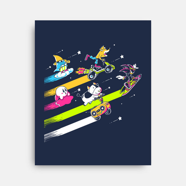 Arcade Racerz-None-Stretched-Canvas-naomori