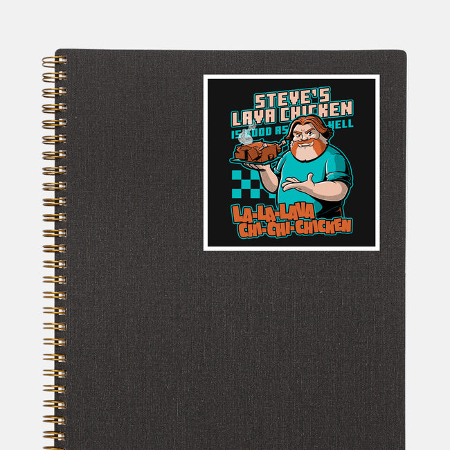 Game Lava Chicken-None-Glossy-Sticker-Studio Mootant