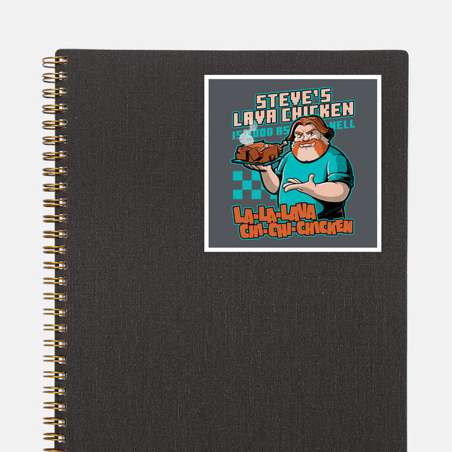 Game Lava Chicken-None-Glossy-Sticker-Studio Mootant