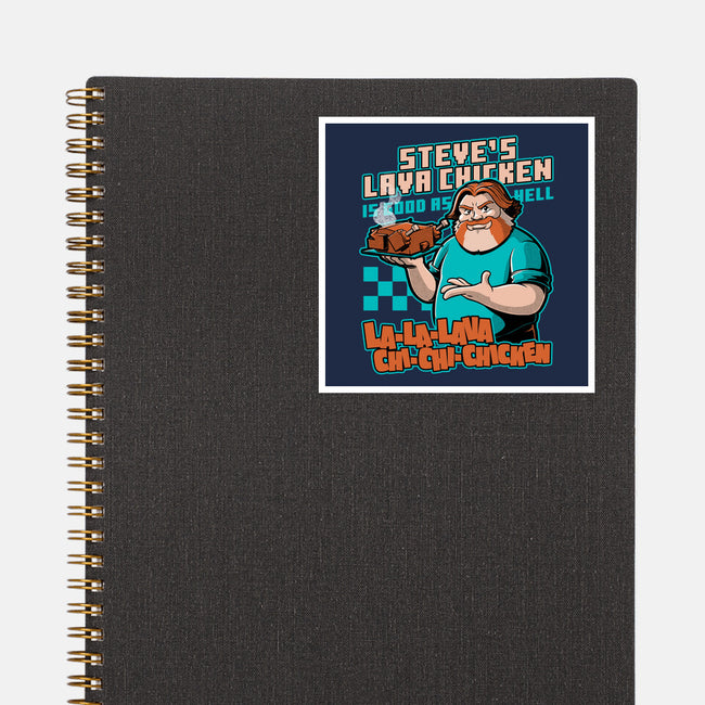 Game Lava Chicken-None-Glossy-Sticker-Studio Mootant