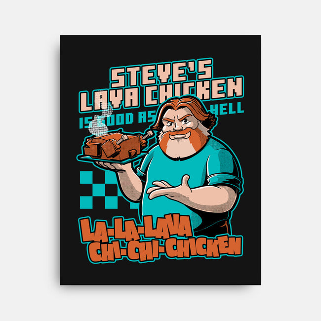 Game Lava Chicken-None-Stretched-Canvas-Studio Mootant