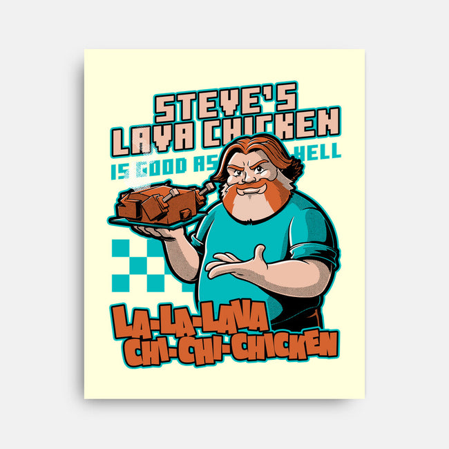 Game Lava Chicken-None-Stretched-Canvas-Studio Mootant
