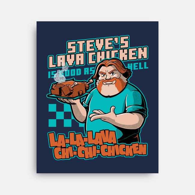 Game Lava Chicken-None-Stretched-Canvas-Studio Mootant