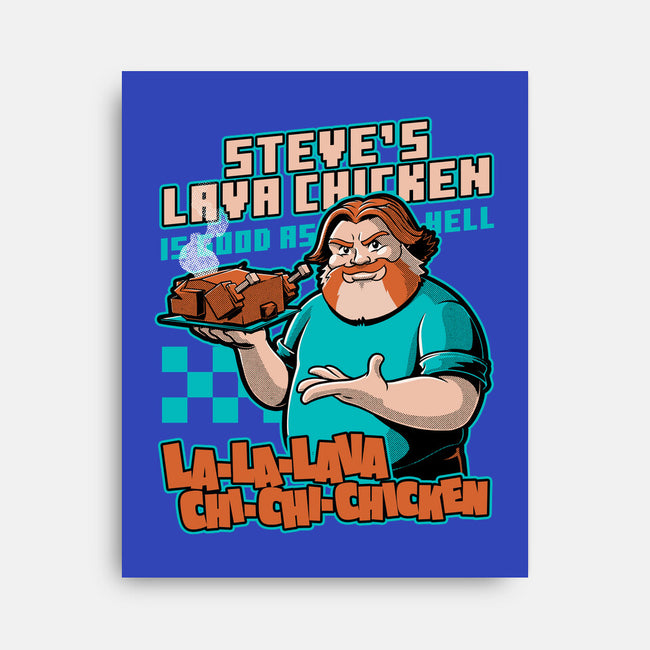 Game Lava Chicken-None-Stretched-Canvas-Studio Mootant