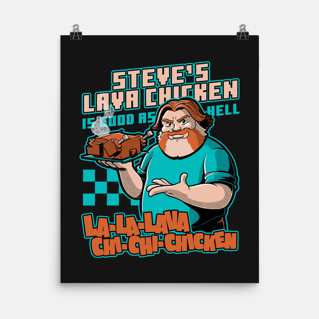 Game Lava Chicken-None-Matte-Poster-Studio Mootant