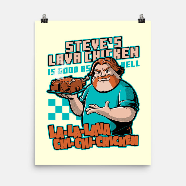 Game Lava Chicken-None-Matte-Poster-Studio Mootant