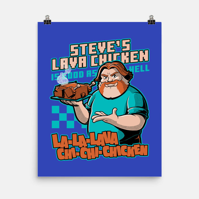 Game Lava Chicken-None-Matte-Poster-Studio Mootant