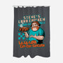 Game Lava Chicken-None-Polyester-Shower Curtain-Studio Mootant