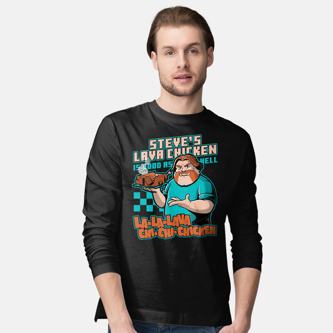 Game Lava Chicken-Mens-Long Sleeved-Tee-Studio Mootant