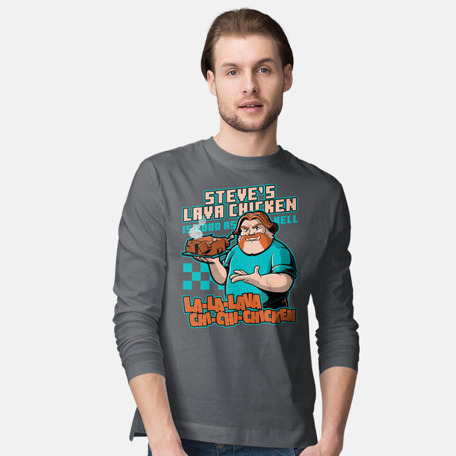 Game Lava Chicken-Mens-Long Sleeved-Tee-Studio Mootant