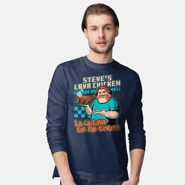 Game Lava Chicken-Mens-Long Sleeved-Tee-Studio Mootant