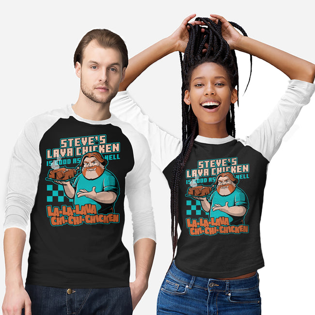 Game Lava Chicken-Unisex-Baseball-Tee-Studio Mootant