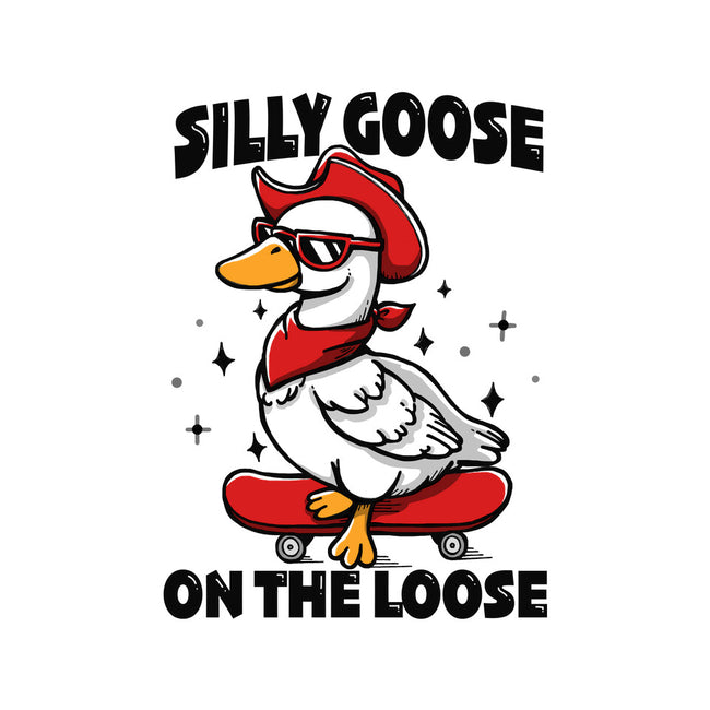 Silly Goose On The Loose-Womens-Fitted-Tee-Vallina84