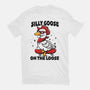 Silly Goose On The Loose-Womens-Fitted-Tee-Vallina84