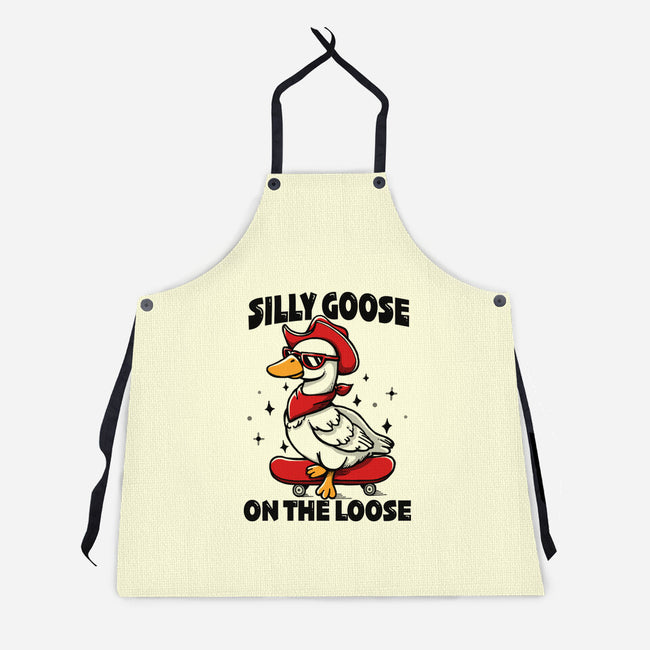 Silly Goose On The Loose-Unisex-Kitchen-Apron-Vallina84