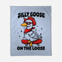 Silly Goose On The Loose-None-Fleece-Blanket-Vallina84
