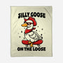 Silly Goose On The Loose-None-Fleece-Blanket-Vallina84