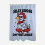 Silly Goose On The Loose-None-Polyester-Shower Curtain-Vallina84