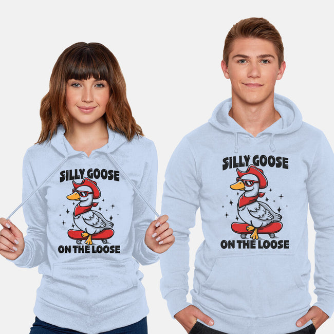 Silly Goose On The Loose-Unisex-Pullover-Sweatshirt-Vallina84
