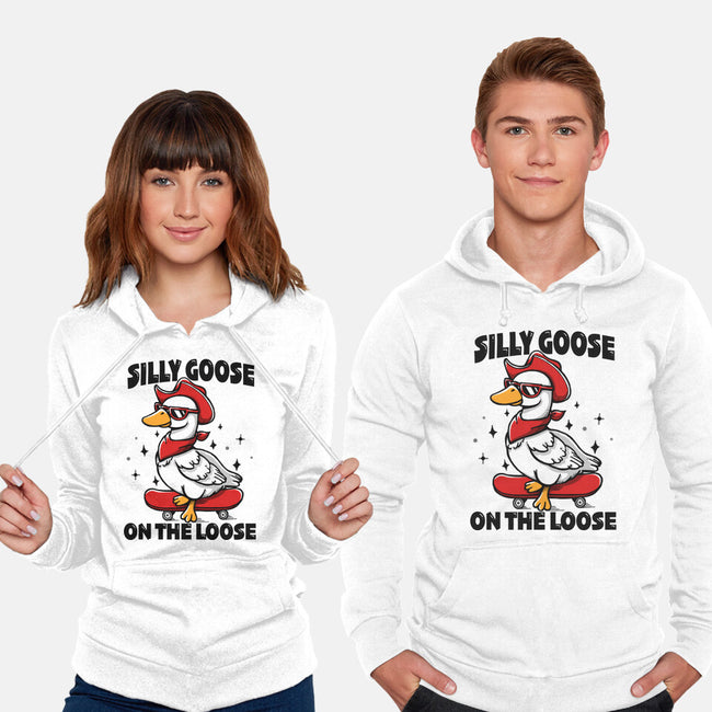 Silly Goose On The Loose-Unisex-Pullover-Sweatshirt-Vallina84