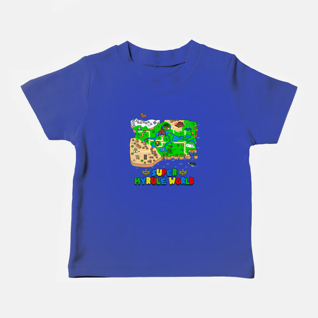 Super Hyrule World-Baby-Basic-Tee-NMdesign