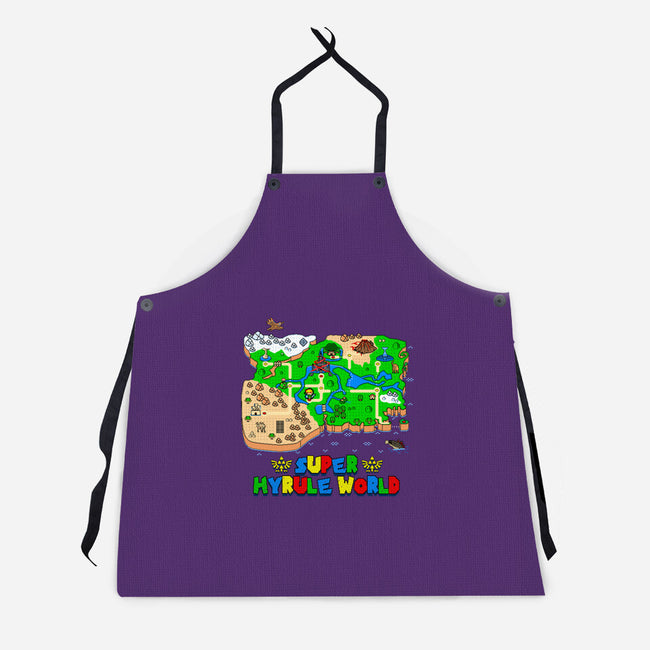 Super Hyrule World-Unisex-Kitchen-Apron-NMdesign