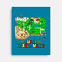 Super Hyrule World-None-Stretched-Canvas-NMdesign