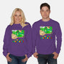 Super Hyrule World-Unisex-Crew Neck-Sweatshirt-NMdesign