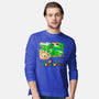 Super Hyrule World-Mens-Long Sleeved-Tee-NMdesign