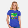 Super Hyrule World-Womens-Fitted-Tee-NMdesign