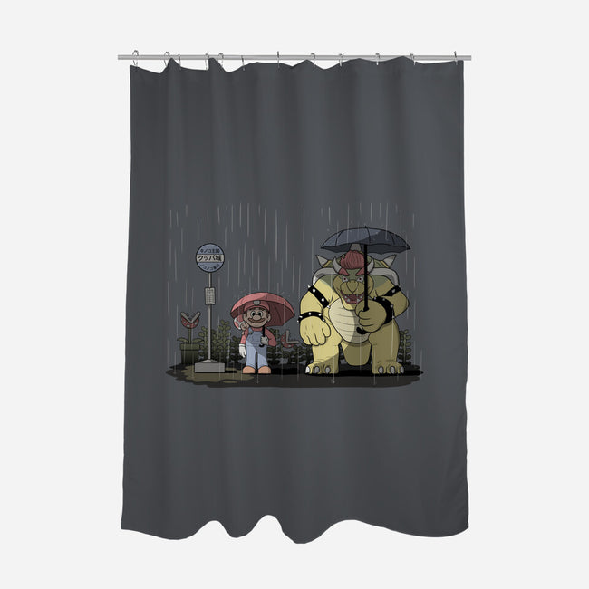 The Big Bad Boss-None-Polyester-Shower Curtain-NMdesign