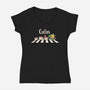 The Cuccos-Womens-V-Neck-Tee-2DFeer
