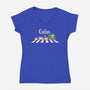 The Cuccos-Womens-V-Neck-Tee-2DFeer