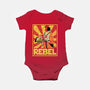 Penguin Rebel-Baby-Basic-Onesie-dwarmuth