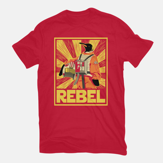 Penguin Rebel-Womens-Fitted-Tee-dwarmuth