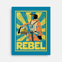 Penguin Rebel-None-Stretched-Canvas-dwarmuth