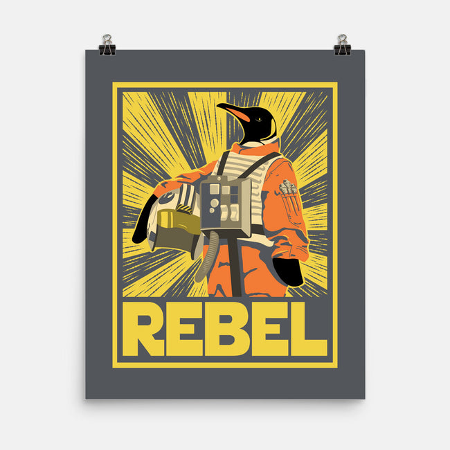 Penguin Rebel-None-Matte-Poster-dwarmuth