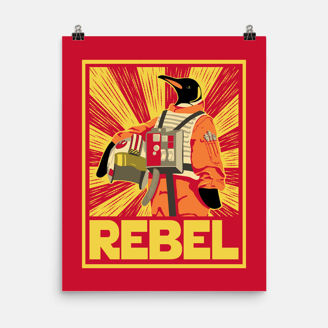 Penguin Rebel-None-Matte-Poster-dwarmuth