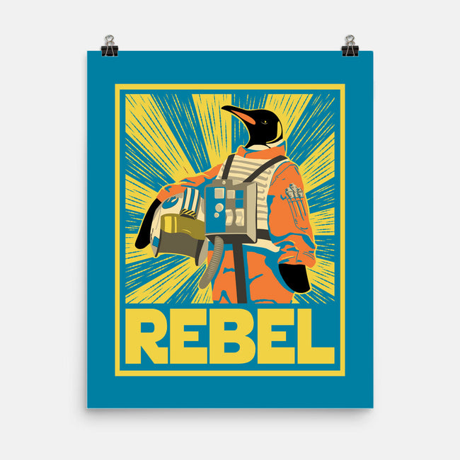 Penguin Rebel-None-Matte-Poster-dwarmuth