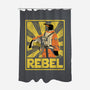 Penguin Rebel-None-Polyester-Shower Curtain-dwarmuth