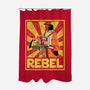 Penguin Rebel-None-Polyester-Shower Curtain-dwarmuth