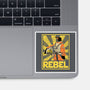 Penguin Rebel-None-Glossy-Sticker-dwarmuth