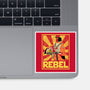 Penguin Rebel-None-Glossy-Sticker-dwarmuth