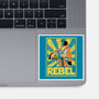 Penguin Rebel-None-Glossy-Sticker-dwarmuth